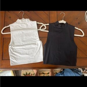 Aritzia Babaton contour mock neck tank bundle